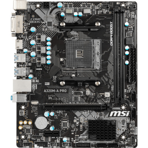 Материнская плата MSI A320M-A Pro (sAM4, AMD A320, PCI-Ex16) в Хмельницком