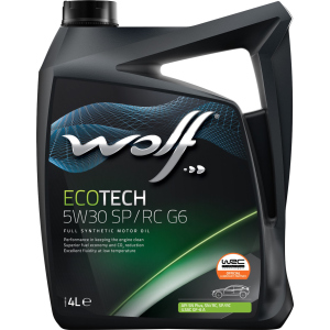 Моторна олія Wolf EcoTech 5W30 SP/RC G6 4 л (1047292) краща модель в Хмельницькому