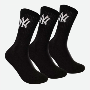 Носки New York Yankees 3 pk Crew 15100002-1002 35-38 р 3 пары Черные (8718984009019) ТОП в Хмельницком