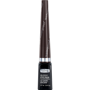 Підводка для очей Isadora Glossy Eyeliner 42 dark brown 3.7 мл 97317851128429) краща модель в Хмельницькому