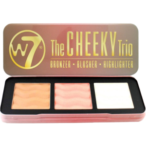 Хайлайтер для лица W7 The Cheeky Trio bronzer,blusher,highlighter 21 г (5060406141122) лучшая модель в Хмельницком