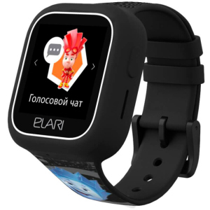 Дитячий телефон-годинник з GPS трекером Elari FixiTime Lite Black (ELFITL-BLK) краща модель в Хмельницькому