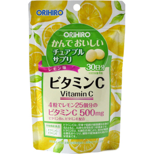 Вітаміни Orihiro Вітамін С 60 г 120 жувальних таблеток (4571157256740) ТОП в Хмельницькому