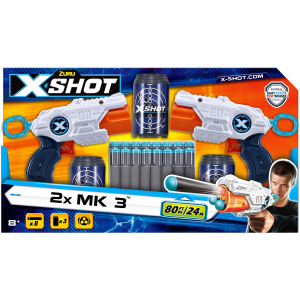 Набір швидкострільних бластерів Zuru X-Shot Excel MK 3 Double Pack (193052021366) ТОП в Хмельницькому