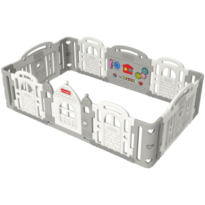 Дитячий манеж Dwinguler Castle Downy Grey (8809268161032) краща модель в Хмельницькому