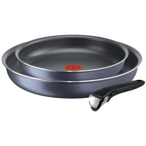 хороша модель Набір сковорідок Tefal Ingenio Elegance 24 та 28 см + знімна ручка (L2319202)