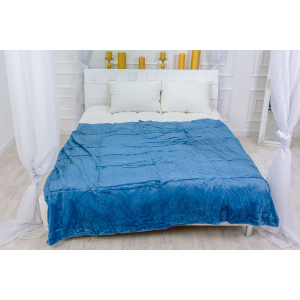 Плед MirSon №1002 Damask Blue 200x230 (2200002981651) в Хмельницькому