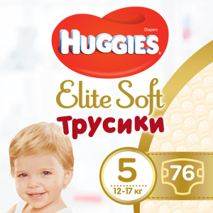 Трусики-подгузники Huggies Elite Soft Pants 5 (XL) 76 шт (5029053547114)