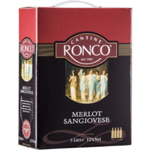 Вино Basilica Cantine Ronco Merlot Sangiovese IGT красное сухое 3 л 12% (8011510003308) в Хмельницком