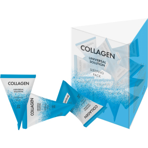 Маска для лица J:ON Коллаген Collagen Universal Solution Sleeping Pack 20 шт x 5 г (8802929007038) ТОП в Хмельницком