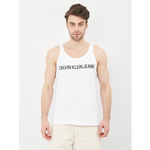 Майка Calvin Klein Jeans Institutional Logo Reg Tank J30J315249-YAF L Ck White (8719852659008) ТОП в Хмельницком