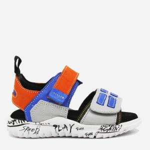 Сандалии VUVU KIDS Navy/orange/light grey and black line 3725 26 (9.5) 8.5 Синий/Оранжевый/Серый (8380001372526) надежный