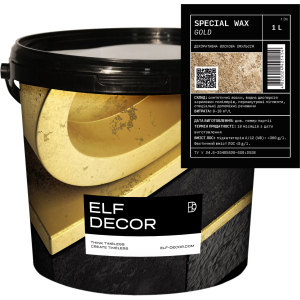 Декоративный воск Elf DecorSpecial Wax 1 л Gold (mba1d124w) лучшая модель в Хмельницком