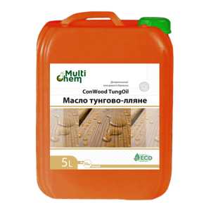 Масло тунгово-льняное для древесины ConWood TungOil 5 л лучшая модель в Хмельницком