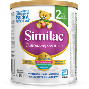 Сухая молочная смесь Similac Гипоаллергенная 2 375 г (8427030006864) надежный