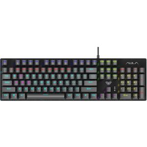 купить Клавиатура проводная Aula Retribution Mechanical Keyboard EN/RU Blue switch (6948391240329)