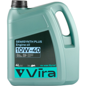 купить Масло моторное Vira SemiSynthetic Plus SL/CF 10W-40 4 л (новая этикетка) (VI0352)