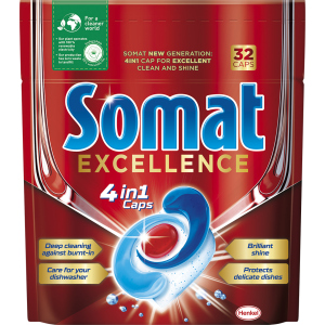 Таблетки для посудомийної машини Somat Екселенс 32 таблетки (9000101518924)