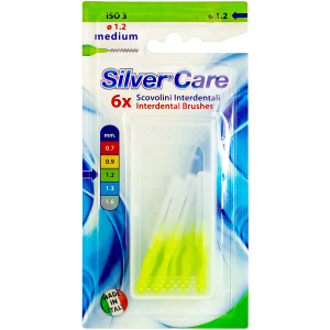 Міжзубні йоржи Silver Care 6 шт середні (8009315041243) в Хмельницькому