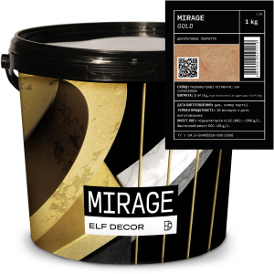 Декоративна штукатурка Elf Decor Mirage 0.5 - 1 мм 1 кг Gold (mba1mgold) в Хмельницькому