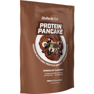 Замінник живлення BioTech Protein Pancake 1000 г Шоколад (5999076236206) краща модель в Хмельницькому