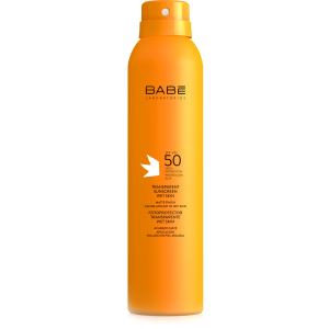 Солнцезащитный спрей BABE Laboratorios Водостойкий прозрачный SPF 50+ (8437011329943) ТОП в Хмельницком