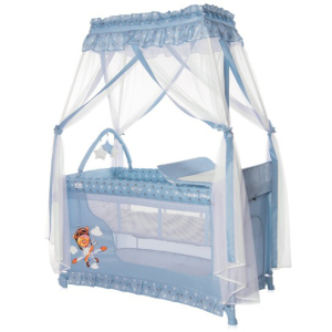 Манеж Lorelli Magic Sleep Blue Adventure (Чарівний сон Блю Адвент) в Хмельницькому