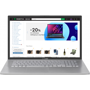 Ноутбук Asus VivoBook 17 X712EQ-AU032 (90NB0U91-M00350) Transparent Silver рейтинг