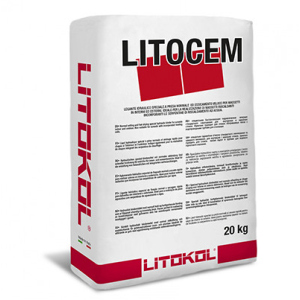 Стяжка на цементній основі LITOKOL LITOCEM швидковисихаюча 20кг LTC0020 Сірий рейтинг