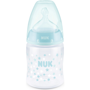 Пляшечка для годування NUK First Choice Plus з силіконовою соскою 150 мл М'ятна (4008600400493) в Хмельницькому