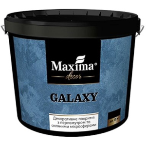 Декоративне покриття Maxima з перламутровим ефектом та Скляна мікросферами "Galaxy" 5 кг (4820024426916)
