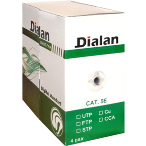 Кабель Dialan КПВЭ 4х2х0.50 мм² (FTP-cat.5E) 305 м (10554) в Хмельницком