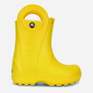 Гумові чоботи Crocs Handle Rain Boot Kids 12803-730-J3 34 Yellow (0887350027877) краща модель в Хмельницькому