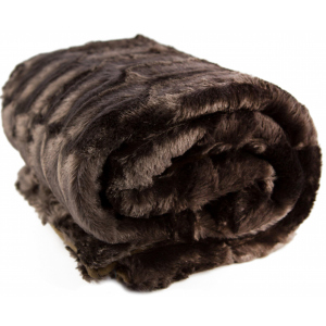 Плед LIFETIME Furry blanket Коричневий 120x150 см (871125227910-1 brown) краща модель в Хмельницькому