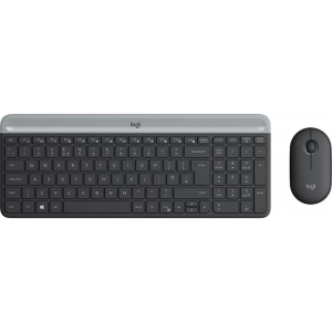 Комплект Logitech MK470 Wireless Slim Graphite (920-009206) краща модель в Хмельницькому