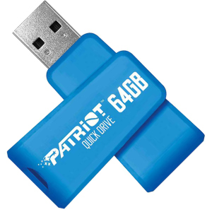 Patriot Color Quickdrives 64GB USB 3.1 Blue (PSF64GQDBL3USB) в Хмельницькому