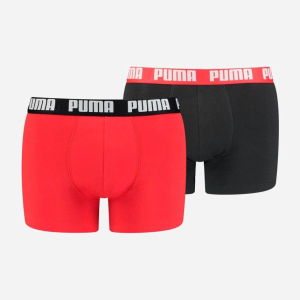 Трусы-шорты Puma Basic Boxer 2P 90682309 M 2 шт Red-Black (8718824609782) ТОП в Хмельницком