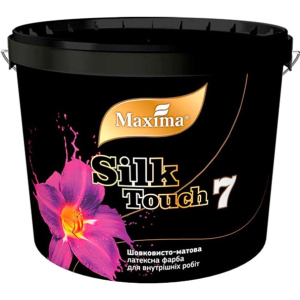 Шелковисто-матовая латексная краска "Silk Touch 7" Maxima 6 кг (4823083307875) надежный
