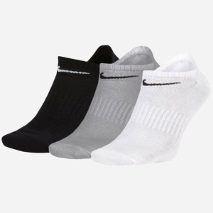 Набір шкарпеток Nike SX7678-901 U NK EVERYDAY LTWT NS 3PR 46-50 3 пари Чорний/Сірий/Білий (888407239342) в Хмельницькому
