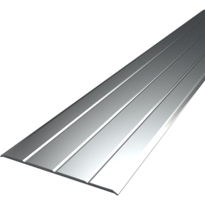 Плінтус алюмінієвий Алюпро ПАС-3099м 2.71 м Сріблястий (Н0000000424) ТОП в Хмельницькому