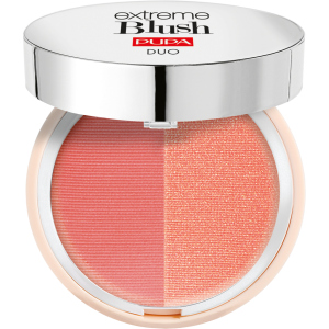 Компактные румяна с двойным эффектом Pupa Extreme Blush Duo 130 Matt Salmon Radiant Peach 4 г (8011607332519)