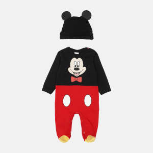 Чоловічок + шапочка Disney Mickey Mouse MC10455 68-74 см Чорно-червоний (8691109774507) ТОП в Хмельницькому