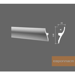 Карниз Европласт 1.50.229 (120x48)мм в Хмельницком