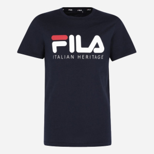 Футболка FILA 108470-Z3 158-164 см Сапфірова (4670036607175) краща модель в Хмельницькому