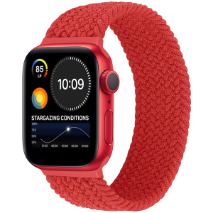 Ремешок Promate Fusion-40M для Apple Watch 38-40 мм 1/2/3/4/5/6/SE Red (fusion-40m.red) в Хмельницком