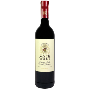 Вино Cape West Pinotage Malbec Cabernet Sauvignon красное сухое 0.75 л 14% (6004442004880) ТОП в Хмельницком