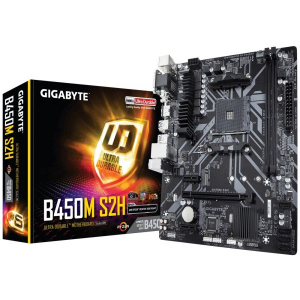 Материнська плата Gigabyte b450m s2h Socket am4 ТОП в Хмельницькому