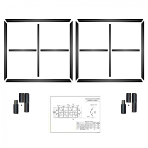 Комплект распашных ворот КСС (Свари сам) на проем 4 метра 170 в Хмельницком