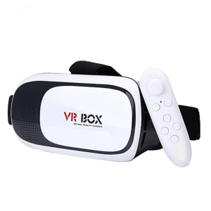 Современный очки виртуальной реальности под телефон с пультом VR BOX 2.0