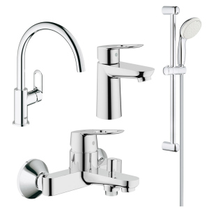 Набор смесителей Grohe BauLoop S-Size 123225K лучшая модель в Хмельницком